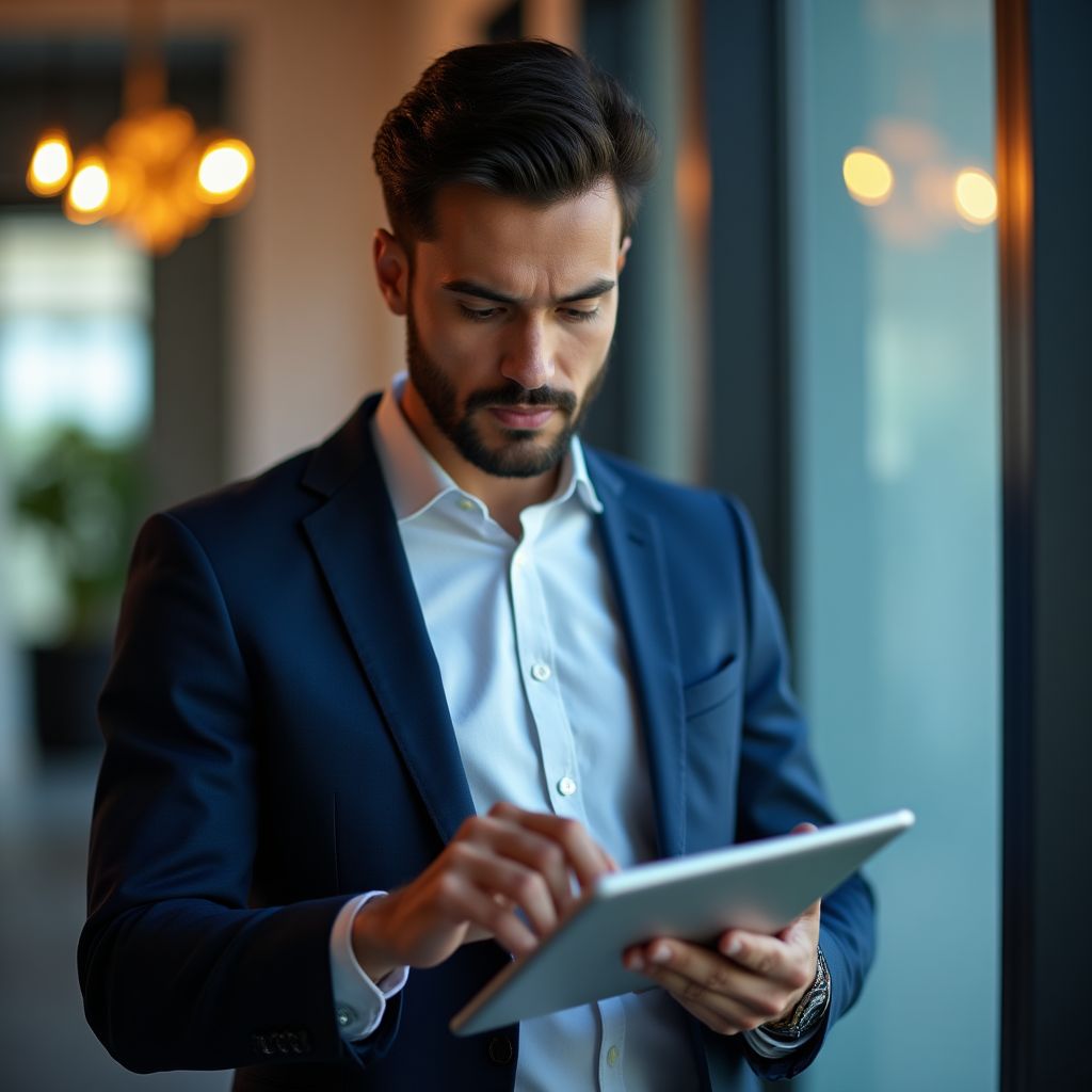 Estudiante analizando datos energéticos